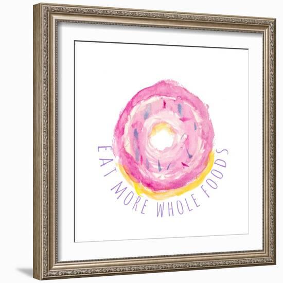 Eat More Whole Foods-Susan Bryant-Framed Art Print