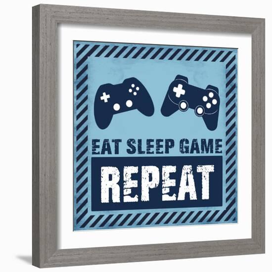 Eat Sleep Game-Marcus Prime-Framed Art Print