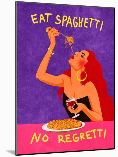 Eat Spaghetti No Regretti-Raissa Oltmanns-Mounted Photographic Print