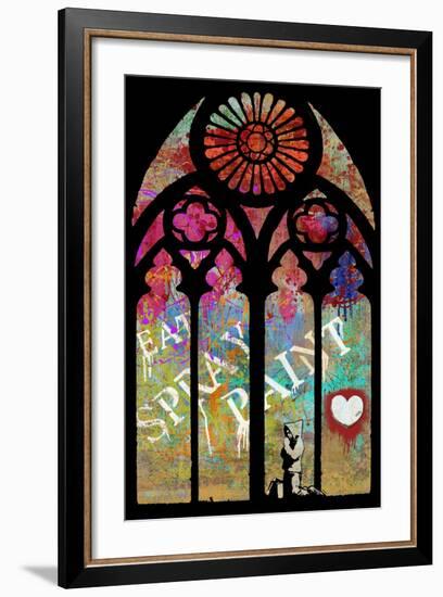 Eat, Spray, Love-Banksy-Framed Premium Giclee Print