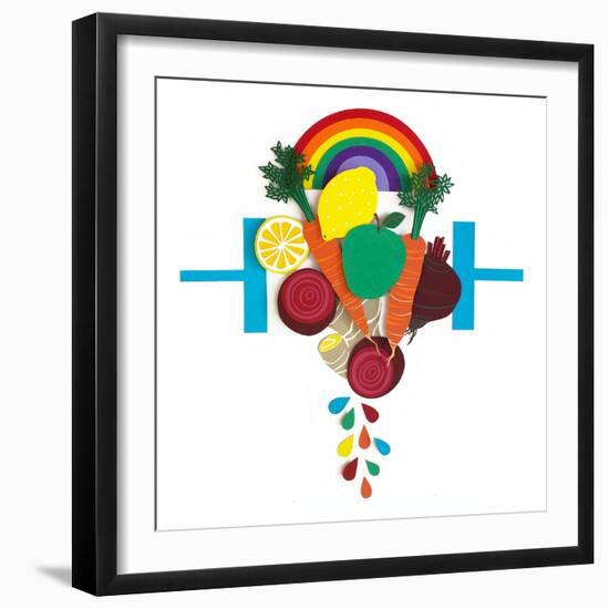 Eat the Rainbow, 2016-Isobel Barber-Framed Giclee Print