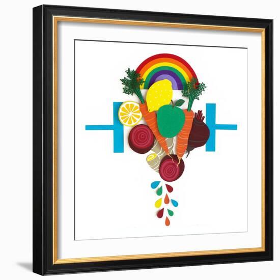 Eat the Rainbow, 2016-Isobel Barber-Framed Giclee Print