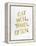 Eat Well Travel Often - Gold Ink-Cat Coquillette-Framed Premier Image Canvas