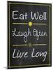 Eat Well-Lauren Gibbons-Mounted Art Print