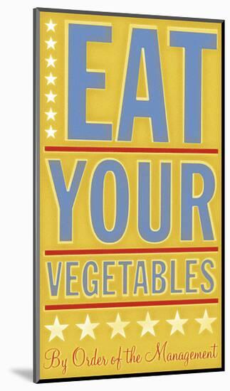 Eat Your Vegetables-John Golden-Mounted Giclee Print