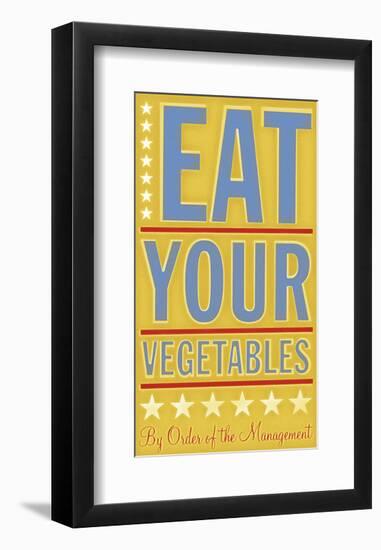 Eat Your Vegetables-John W^ Golden-Framed Art Print