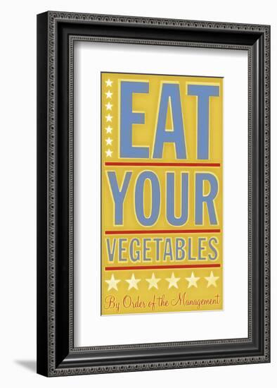 Eat Your Vegetables-John W^ Golden-Framed Art Print