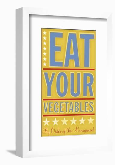 Eat Your Vegetables-John W^ Golden-Framed Art Print