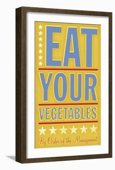 Eat Your Vegetables-John W^ Golden-Framed Art Print