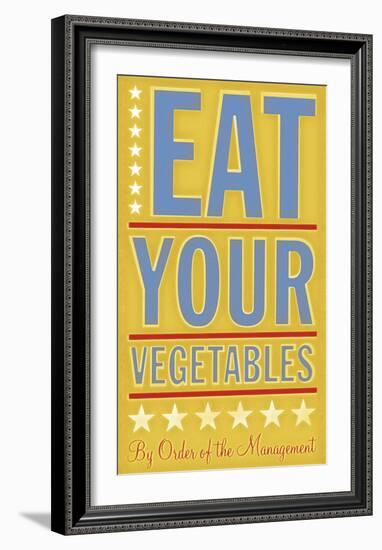 Eat Your Vegetables-John W^ Golden-Framed Art Print