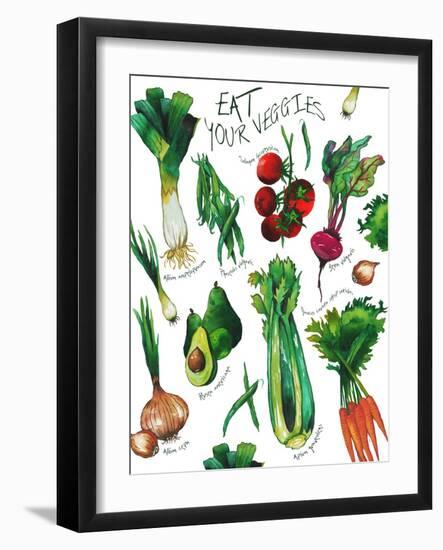 Eat Your Veggies-Elizabeth Medley-Framed Art Print