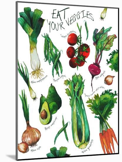 Eat Your Veggies-Elizabeth Medley-Mounted Art Print