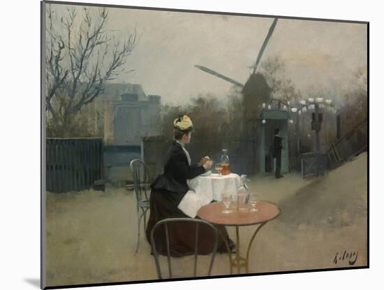 Eating Al Fresco (Plein Air). Ca. 1890-91-Ramon Casas i Carbó-Mounted Giclee Print