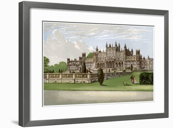 Eaton Hall, Cheshire, Home of the Duke of Westminster, C1880-AF Lydon-Framed Giclee Print