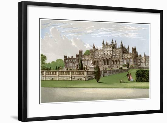 Eaton Hall, Cheshire, Home of the Duke of Westminster, C1880-AF Lydon-Framed Giclee Print