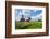 Eau Claire, Wisconsin, Farm and Red Barn in Picturesque Farming Scene-Bill Bachmann-Framed Photographic Print