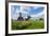 Eau Claire, Wisconsin, Farm and Red Barn in Picturesque Farming Scene-Bill Bachmann-Framed Photographic Print