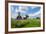 Eau Claire, Wisconsin, Farm and Red Barn in Picturesque Farming Scene-Bill Bachmann-Framed Photographic Print