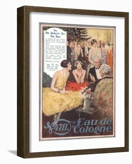 Eau De Cologne, UK, 1920-null-Framed Giclee Print