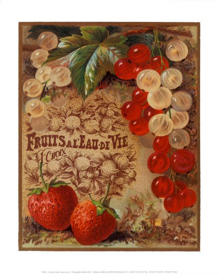 'Eaux de Vie de Fruits II' Art Print | Art.com