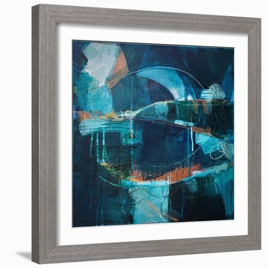 Ebb and Flow, 2019 (acrylic on canvas)-Faye Bridgwater-Framed Giclee Print