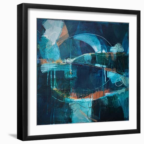 Ebb and Flow, 2019 (acrylic on canvas)-Faye Bridgwater-Framed Giclee Print