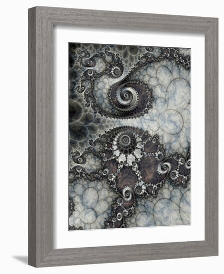 Ebb And Flow-Fractalicious-Framed Giclee Print