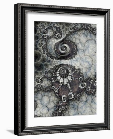 Ebb And Flow-Fractalicious-Framed Giclee Print