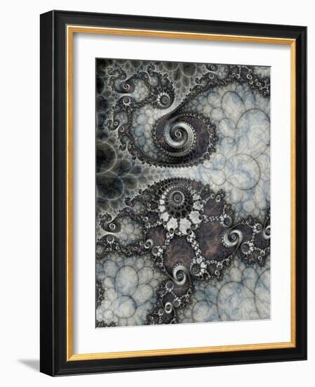 Ebb And Flow-Fractalicious-Framed Giclee Print