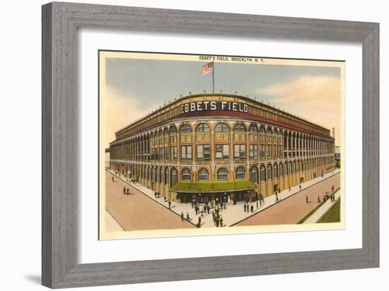 Ebbet's Field, Brooklyn, New York-null-Framed Art Print