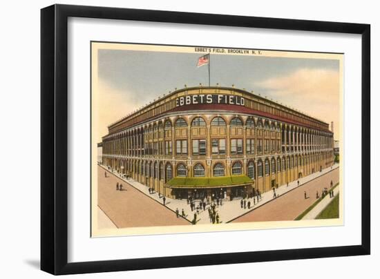 Ebbet's Field, Brooklyn, New York-null-Framed Art Print