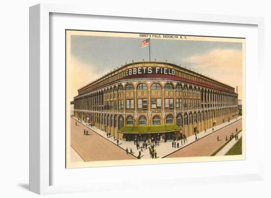 Ebbet's Field, Brooklyn, New York-null-Framed Art Print