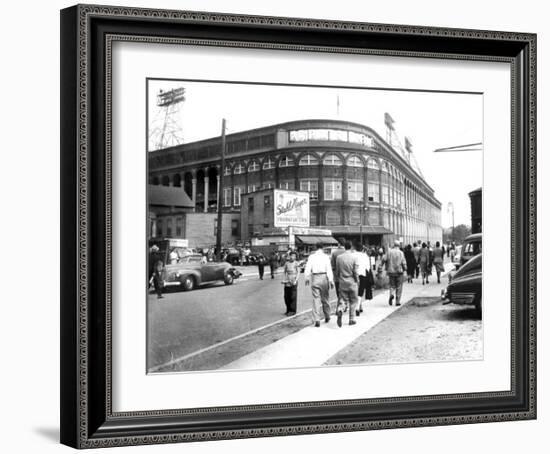 Ebbets Field, Brooklyn, New York, c.1947-null-Framed Art Print