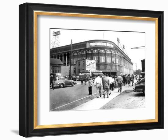 Ebbets Field, Brooklyn, New York, c.1947-null-Framed Art Print