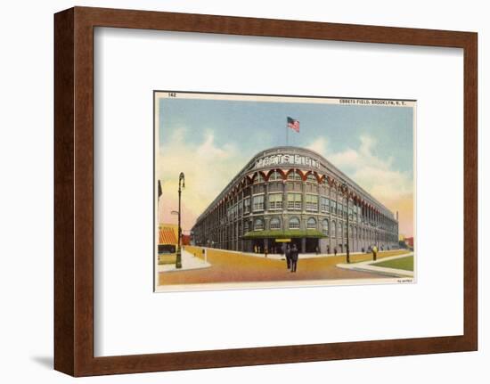 Ebbets Field, Brooklyn, New York, Home of the Brooklyn Dodgers in the 1930s-null-Framed Photographic Print