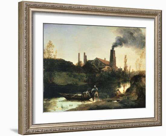 Eberswald Mill, Circa 1830-Karl Blechen-Framed Giclee Print