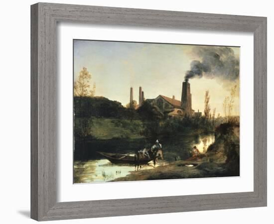 Eberswald Mill, Circa 1830-Karl Blechen-Framed Giclee Print