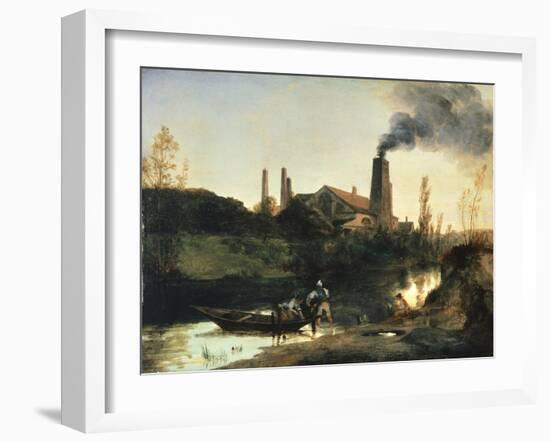 Eberswald Mill, Circa 1830-Karl Blechen-Framed Giclee Print
