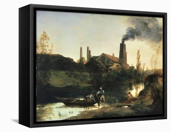 Eberswald Mill, Circa 1830-Karl Blechen-Framed Premier Image Canvas