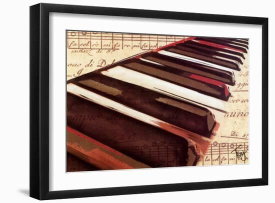 Ebony and Ivory-Troy-Framed Art Print