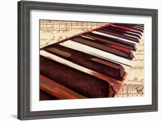 Ebony and Ivory-Troy-Framed Art Print