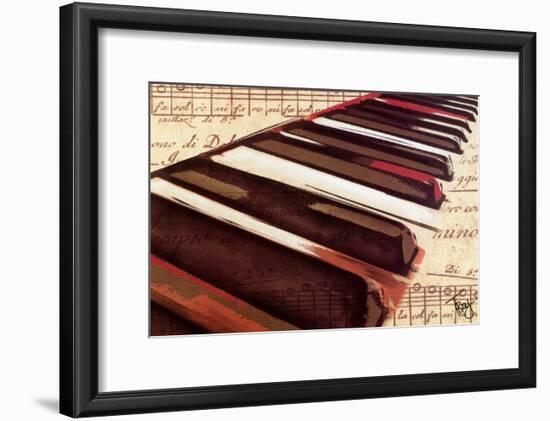 Ebony and Ivory-Troy-Framed Art Print