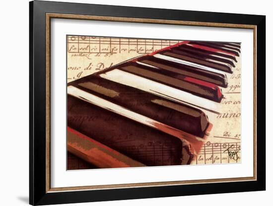 Ebony and Ivory-Troy-Framed Art Print