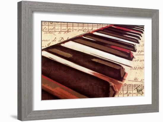 Ebony and Ivory-Troy-Framed Art Print