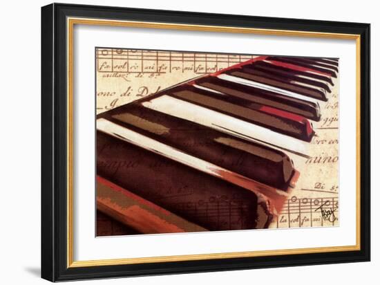 Ebony and Ivory-Troy-Framed Art Print