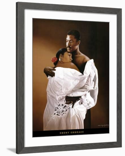 Ebony Embrace-Edward Clay Wright-Framed Art Print