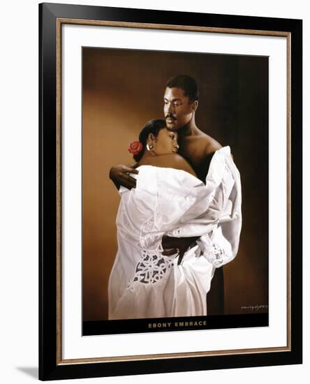 Ebony Embrace-Edward Clay Wright-Framed Art Print