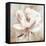 Ebony Floral I-Aria K-Framed Stretched Canvas