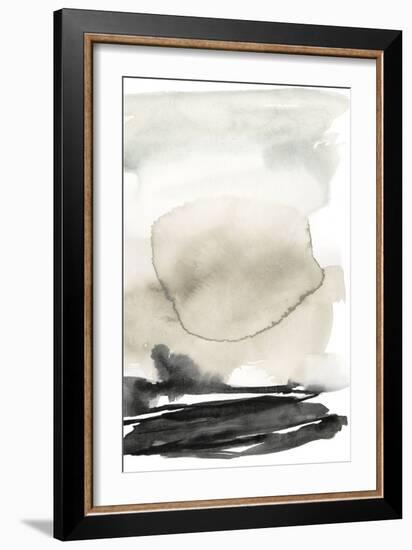 Ebony Horizon Triptych II-Jennifer Goldberger-Framed Art Print