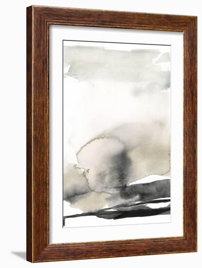 Ebony Horizon Triptych III-Jennifer Goldberger-Framed Art Print